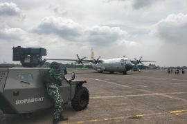 Kopasgat TNI AU diterjunkan untuk evakuasi penumpang Saudi Airlines