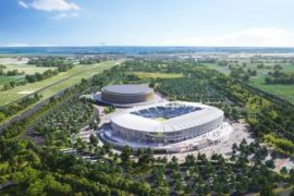 Pembangunan Stadion Baru Rancangan Populous dan Berkapasitas 18.500 Orang di Venesia