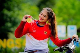 Sempat lakukan kesalahan, Riska syukuri raih perak di Asian MTB 2025