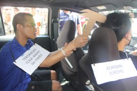 Polisi reka ulang kasus pembunuhan pengemudi taksi online di Bantul