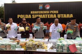 Polda Sumut amankan 634 tersangka dari pengungkapan 517 kasus narkoba