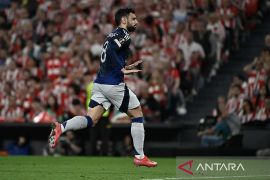 Bruno Fernandes pimpin MU menangi leg pertama semifinal di Bilbao