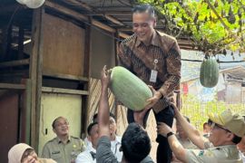 Poktan Kampung Bayam panen 138 kg hasil pertanian dan perikananan