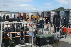 Bongkar muat logistik peserta GT World Challenge Asia 2025 rampung