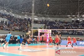 Surabaya Samator peringkat tiga Proliga 2025 setelah tekuk Bank Sumsel
