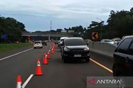 Ruas Tol Jagorawi arah Puncak diberlakukan contraflow