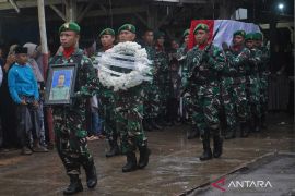 Pemakaman prajurit TNI korban ledakan amunisi