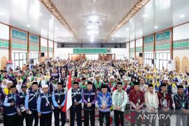 Embarkasi Banjarmasin berangkatkan kloter terakhir ke Madinah 