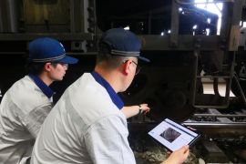 China terapkan teknologi robotik untuk inspeksi kereta barang