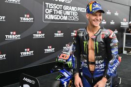 Quartararo pecahkan catatan lap terbaik GP Inggris