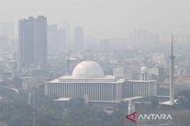 Senin pagi, kualitas udara Jakarta terburuk kelima di dunia