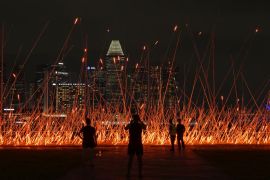 Album Asia: Pertunjukan cahaya nan spektakuler di Singapura