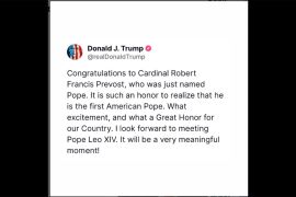 Begini reaksi Donald Trump atas terpilihnya Paus pertama asal AS