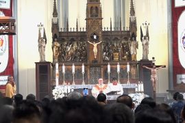Ribuan umat Katolik ikuti misa syukur Paus Leo XIV di Katedral Jakarta