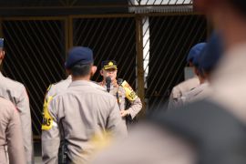 Polisi ada di lokasi strategis saat amankan laga Indonesia lawan China