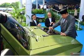 Seskab: Mobil taktis Pandu dari mesin diesel, kini bertenaga listrik