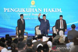 Prabowo: Hakim miliki peran penting sebagai benteng terakhir keadilan
