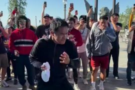Manny Pacquiao pamer kecepatan tangan jelang kembali ke ring tinju