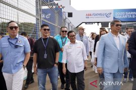 Pram-Doel kompak saksikan final Formula E di Ancol