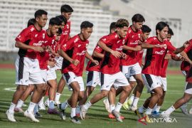 Latihan Timnas Indonesia persiapan Piala AFF U-23 2025