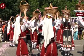 Festival Mawar tahunan berlangsung semarak di Kazanlak, Bulgaria.