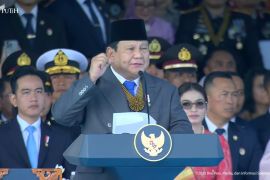 Di HUT Bhayangkara, Prabowo: Polri jangan mau dirusak siapapun