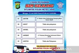 SIM Keliling hanya buka di dua lokasi