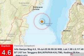 BMKG: Gempa di Kota Balikpapan disebabkan aktivitas sesar aktif