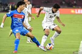 Gol bunuh diri bawa Timnas Indonesia U23 unggul 1-0 di babak pertama