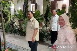 Presiden Prabowo silaturahmi sambangi kediaman Jokowi di Surakarta