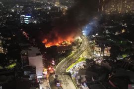 Api hanguskan Pasar Taman Puring