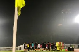 Jelang final, Timnas U-23 Indonesia jalani latihan resmi dengan kekuatan penuh