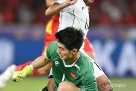 Timnas U-23 Indonesia tertinggal 0-1 dari Vietnam pada babak pertama