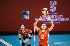 Klasemen pul A Kejuaraan Voli U-21: Indonesia meroket ke posisi empat