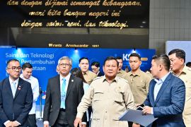 Sambutan di ITB tertutup, Prabowo tak mau soal sains dipolitisasi