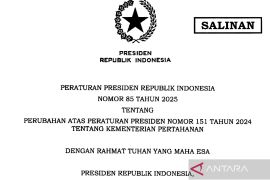 Presiden Prabowo tambah dua badan baru di Kementerian Pertahanan
