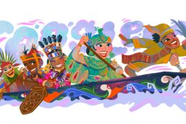 Kemarin, hiburan perayaan HUT RI hingga Google Doodle Pacu Jalur