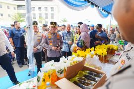 Kapolri cek Gerakan Pangan Murah dan penyaluran beras SPHP di Kalsel