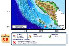 Gempa di Simeulue akibat aktivitas subduksi Megathrust di  Sumatera