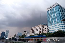 Jakarta diperkirakan hujan pada Minggu sore