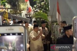 Prabowo melayat ke rumah duka Affan Kurniawan