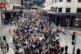 Ribuan warga Australia aksi, tuntut Israel hentikan genosida di Gaza