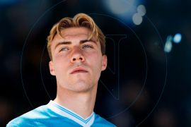 Hojlund puji umpan De Bruyne usai bawa Napoli menang di Liga Champions