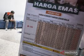 Emas Antam Selasa ini naik lagi Rp12.000 menjadi Rp2,234 juta/gram