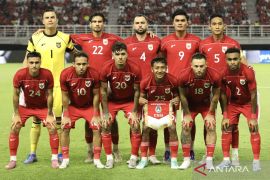Sepakan Marc Klok tambah keunggulan 3-0 bagi Indonesia atas Taiwan
