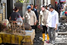 Presiden cek penanganan dampak banjir Bali