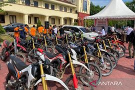 Polda Sultra sita 73 motor dari sindikat pencuri kendaraan bermotor
