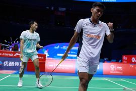 Fajar/Fikri tegaskan lawannya bukan hanya Kim/Seo di Denmark Open