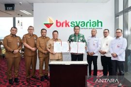 BRK Syariah-Pemkab Rohil Teken MoU Layanan Perbankan