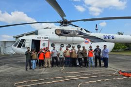 Satu helikopter pantau karhutla di Riau kembali ke Jakarta